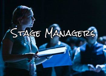 Stage Manager in blue light